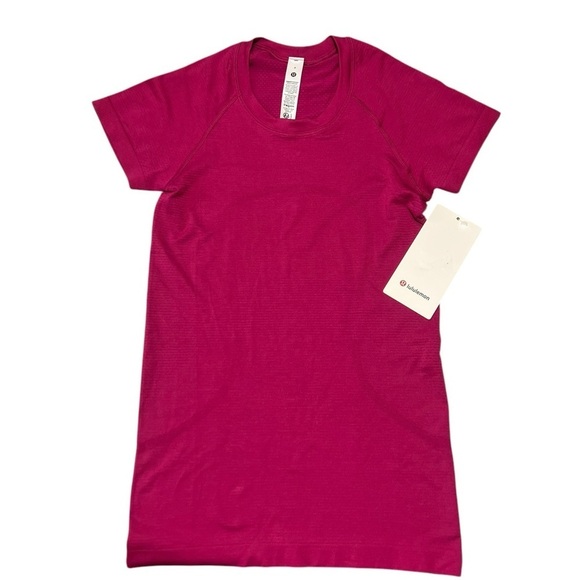 Lululemon Swiftly Tech Short-Sleeve Shirt 2.0 * hip Length Ripened Rasp… - Picture 9 of 10
